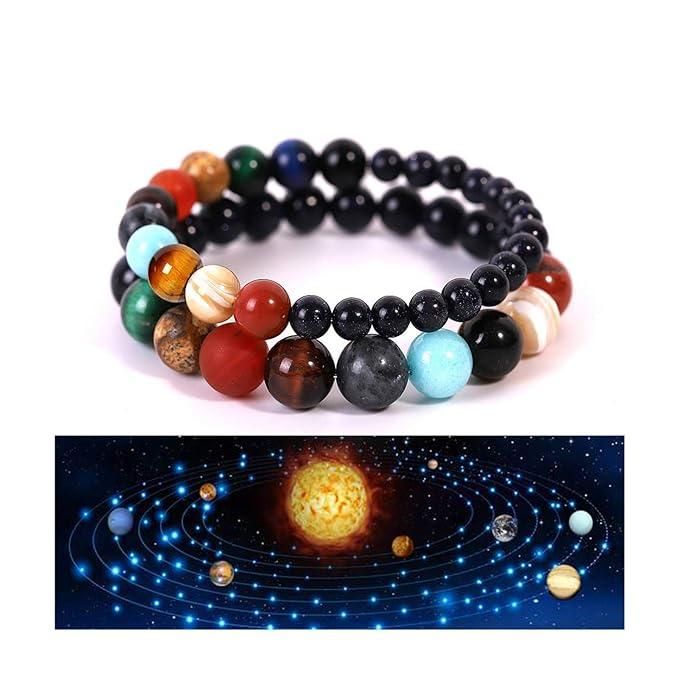 Galaxy Gem Beads Bracelet (Pack of 2)