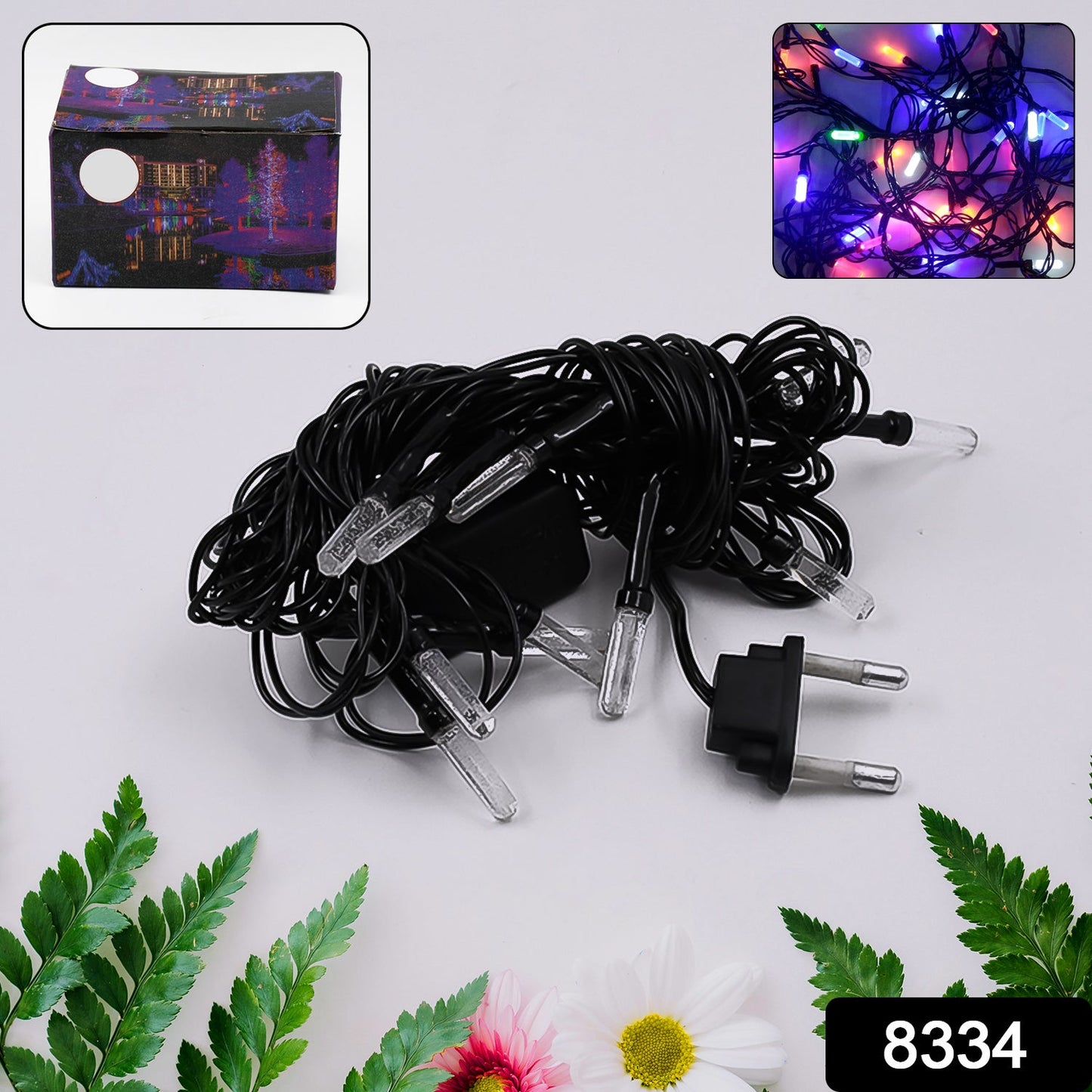 8334 Festival 3 Meter Festival Decoration Led String Light Diwali Light For Indoor And Outdoor Uses In All Occasion Birthday Multi Colour Lightnbsp (3mtr)